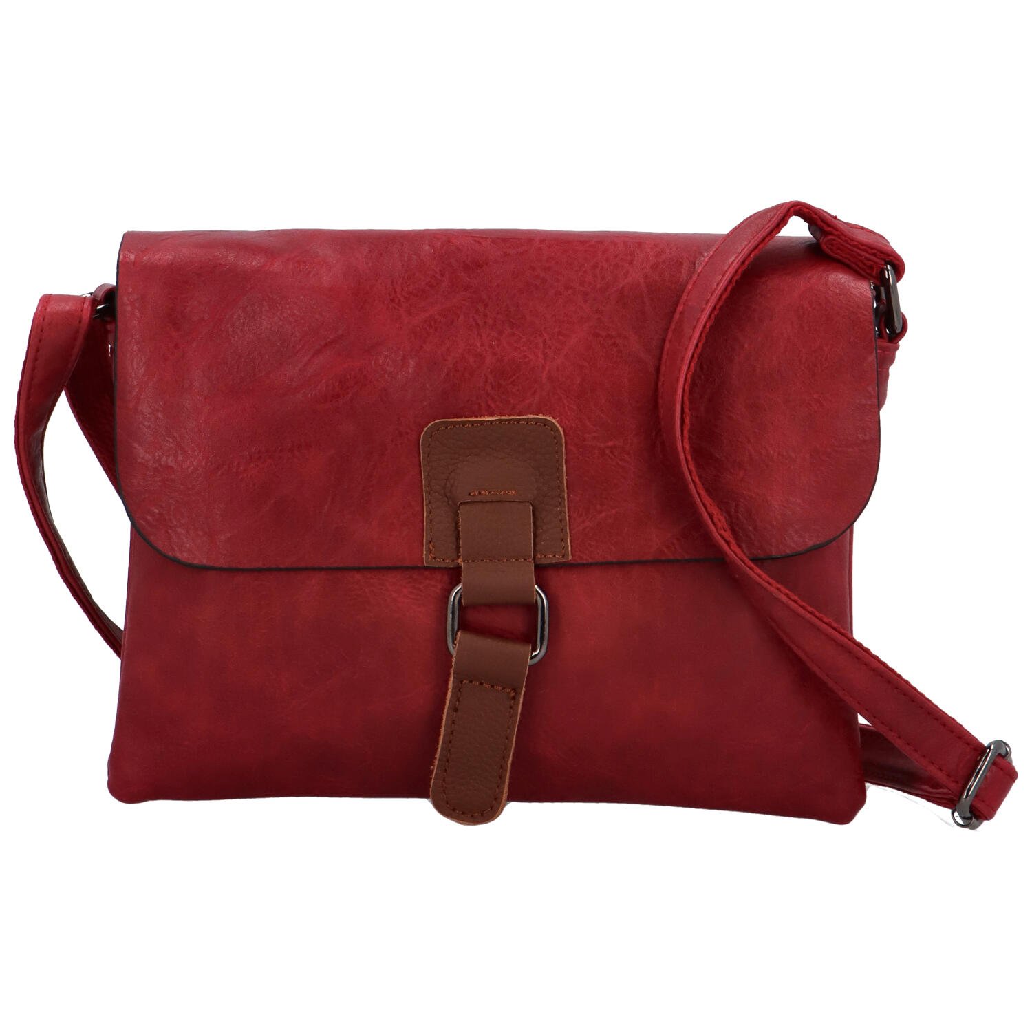 Trendy dámská crossbody kabelka Aksila, červená