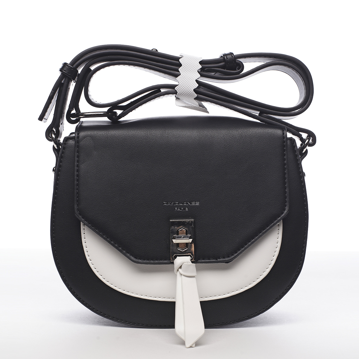 Kombinovaná dámská koženková crossbody Lazare black/white