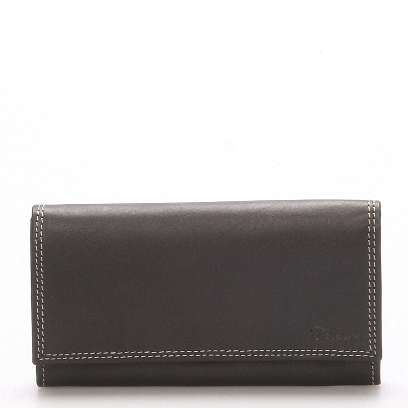 Dámská kožená peněženka Jill, černá.