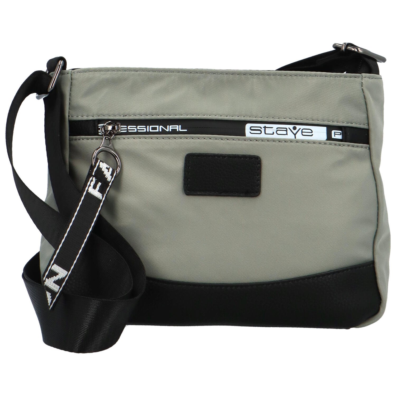 Stylová dámská textilní crossbody Manuella, šedá