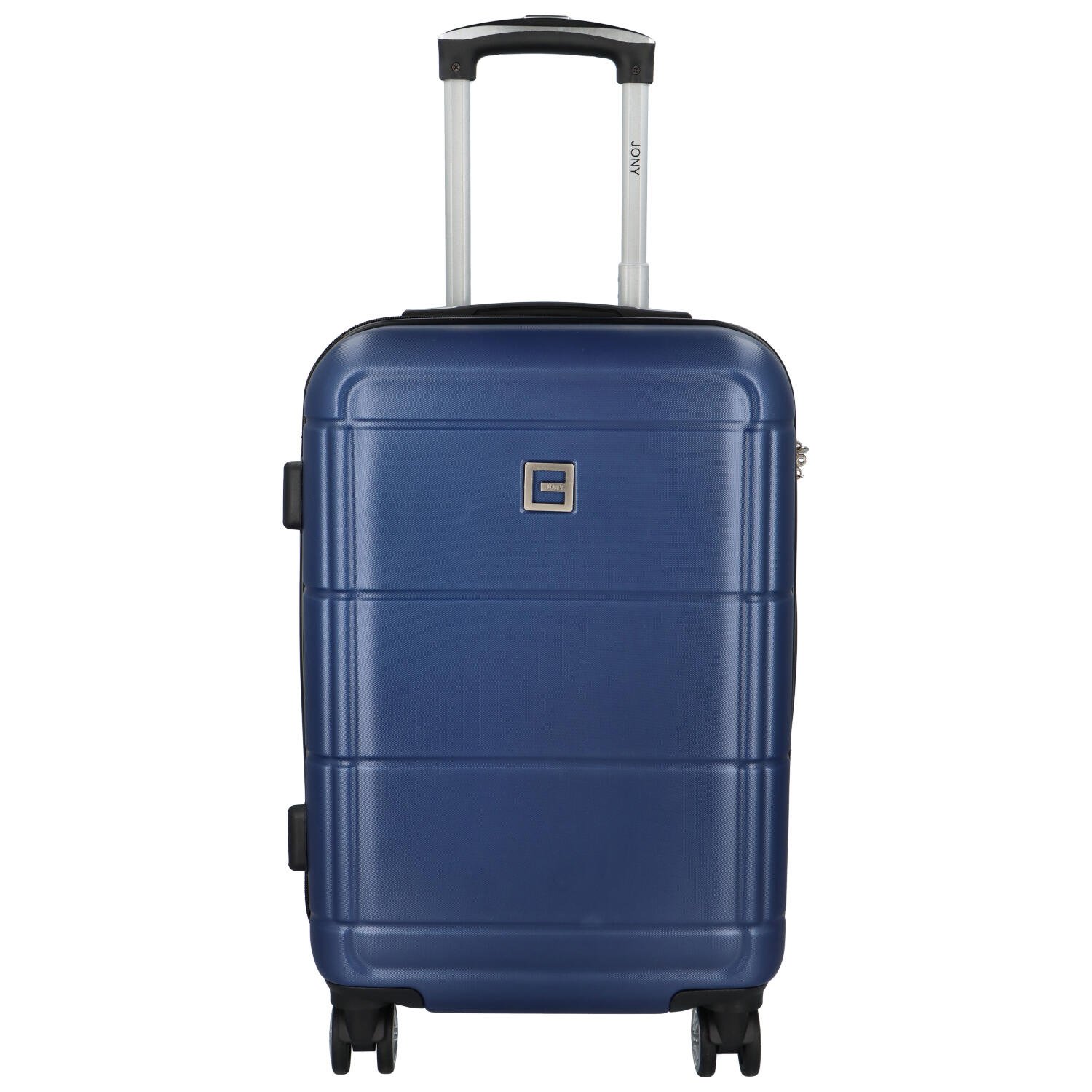 Cestovní plastový kufr Gothard velikost S, tmavě modrý