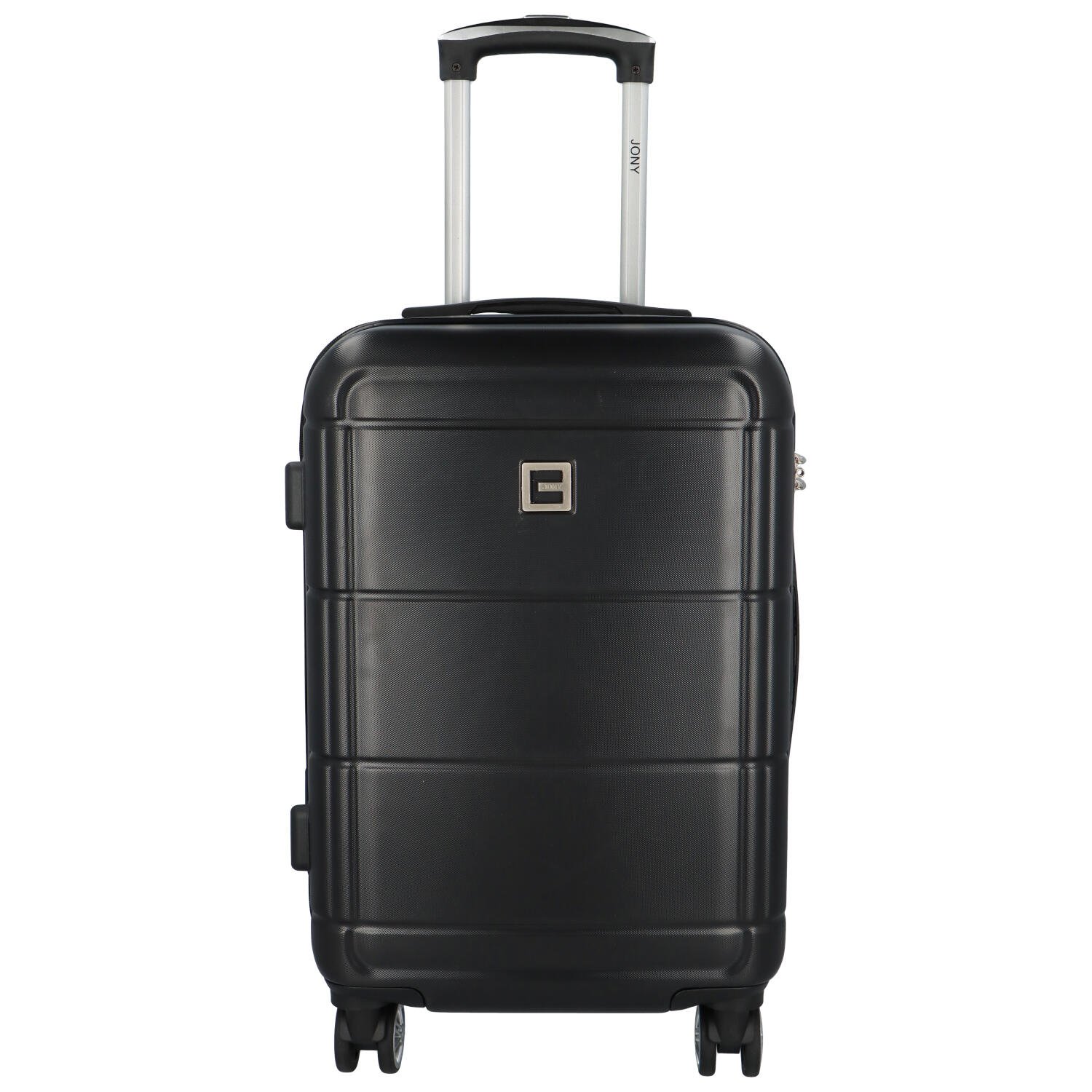 Cestovní plastový kufr Gothard velikost S, černý