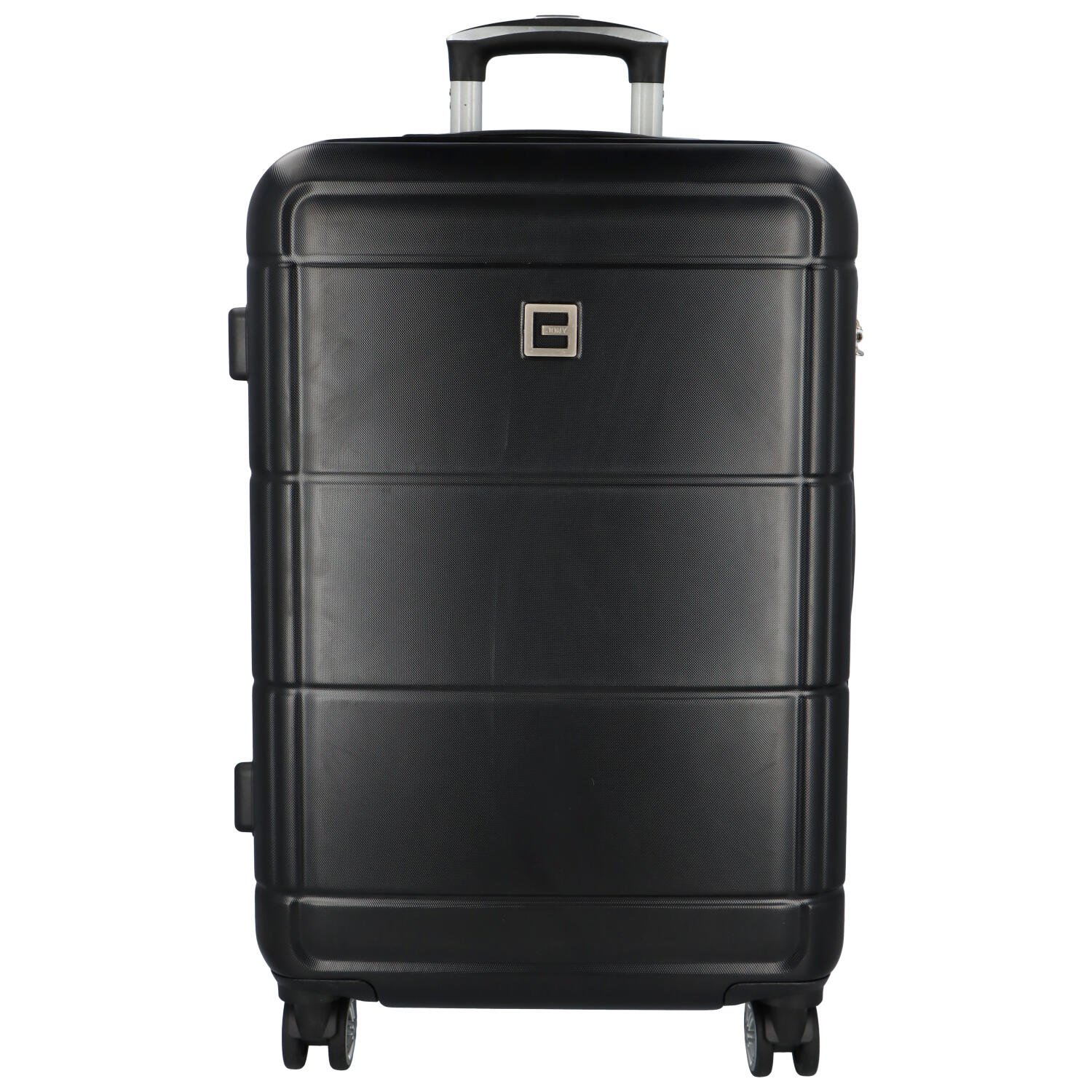 Cestovní plastový kufr Gothard velikost M, černý