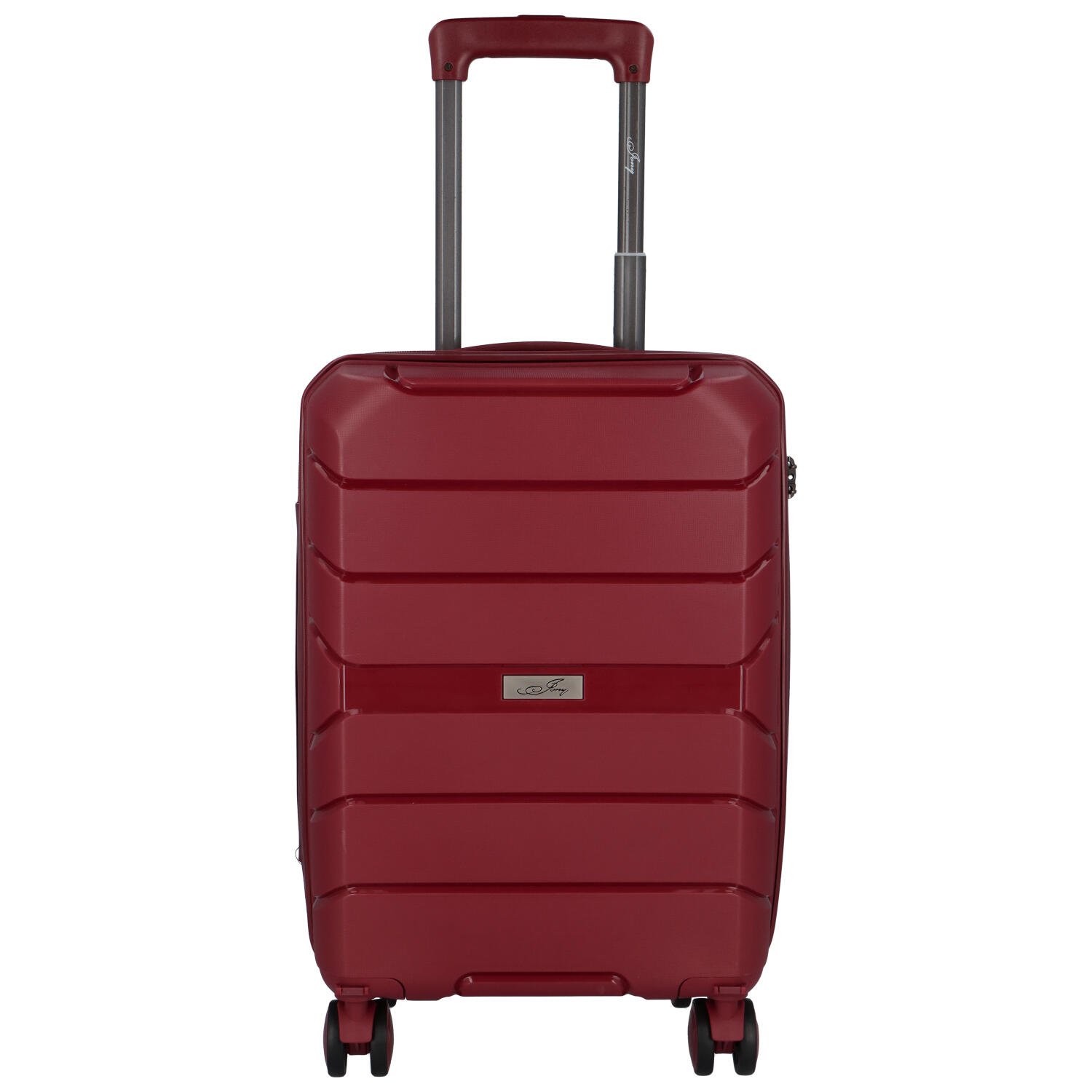 Cestovní plastový kufr Franco velikosti XS, vínový