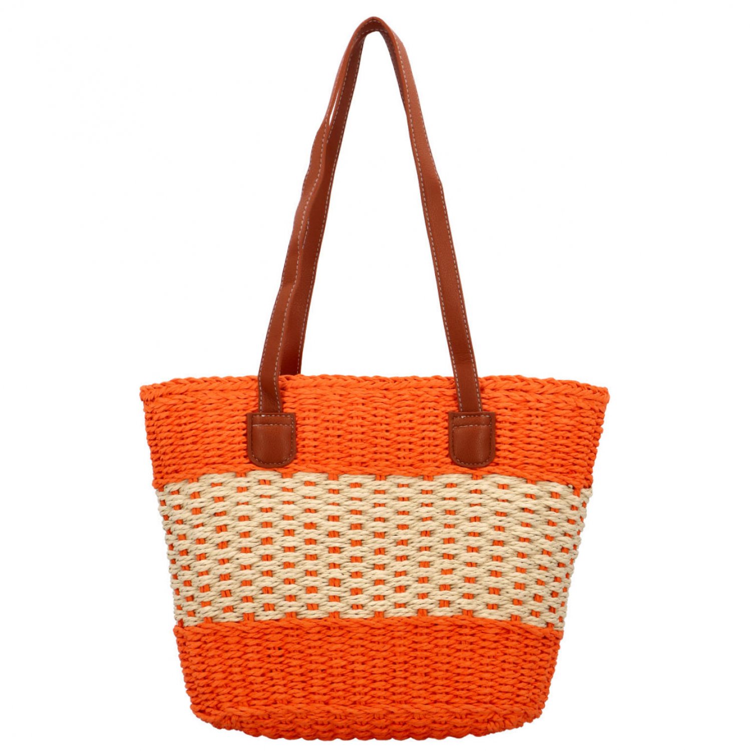 Letní dámská kabelka přes rameno Pitrona, oranžová
