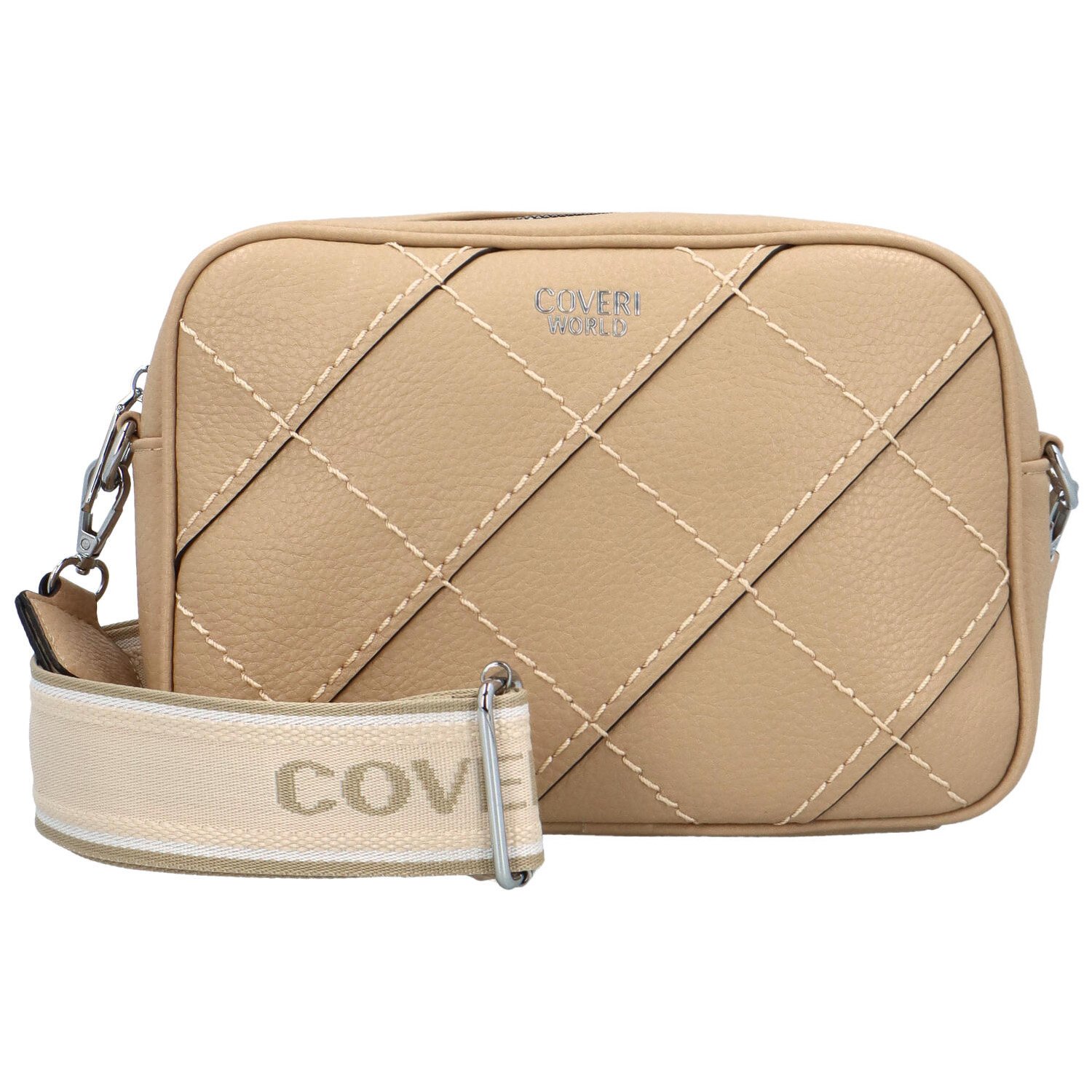 Stylová dámská crossbody Duavani, khaki