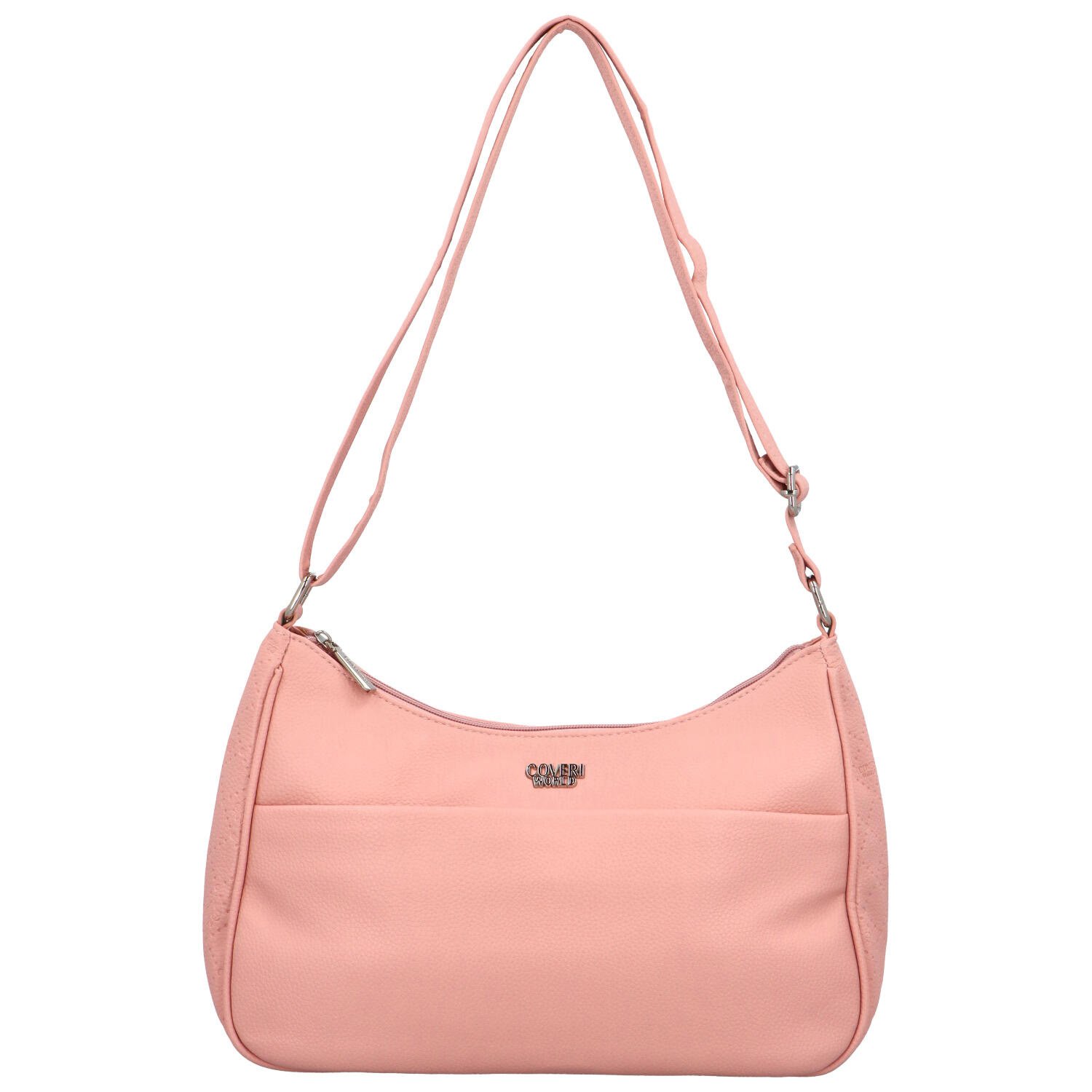 Trendy dámská crossbody kabelka Milona, růžová