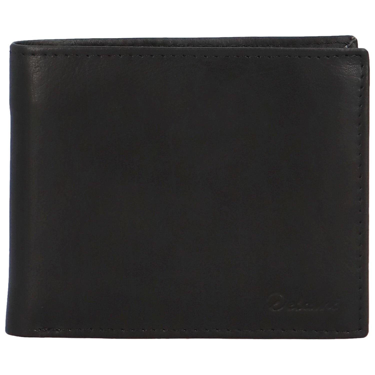 Luxusní pánská kožená peněženka Takis, černá